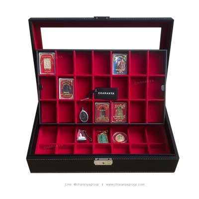 Amulet storage วัสดุเกรด A กล่องพระ กล่องใส่พระเครื่อง กล่องใส่เครื่องราง กล่องใส่วัตถุมงคล กล่องใส่พระเหรียญ กล่องสะสมพระ กล่องสะสมเหรียญ กล่องใส่เหรียญเก่า  ของขวัญขึ้นบ้านใหม่ ของขวัญให้ผู้ใหญ่ งานสวย คุณภาพเยี่ยม TEL. 093-6699642 Line: @charanyagroup