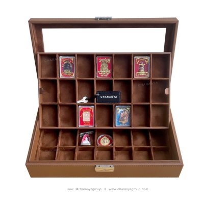 Amulet storage วัสดุเกรด A กล่องพระ กล่องใส่พระเครื่อง กล่องใส่เครื่องราง กล่องใส่วัตถุมงคล กล่องใส่พระเหรียญ กล่องสะสมพระ กล่องสะสมเหรียญ กล่องใส่เหรียญเก่า  ของขวัญขึ้นบ้านใหม่ ของขวัญให้ผู้ใหญ่ งานสวย คุณภาพเยี่ยม TEL. 093-6699642 Line: @charanyagroup