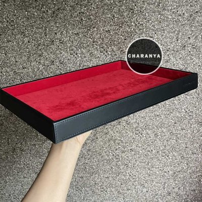 Leather Tray / Velvet Tray / ถาดหนัง ถาดกำมะหยี่ ถาดวางนาฬิกา ถาดวางแหวนทอง ถาดวางสร้อยทอง ถาดร้านทอง