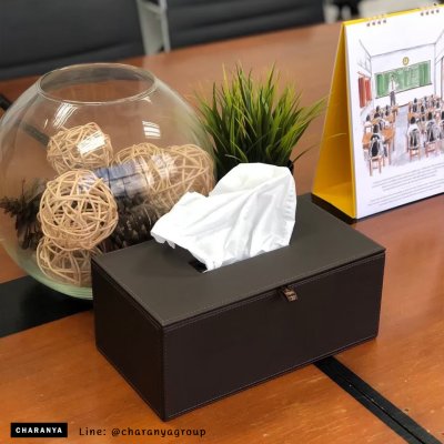 Tissue Paper Box กล่องทิชชู่สีช้อค กล่องกระดาษทิชชู่หนัง กล่องทิชชู่ห้องประชุม กล่องทิชชู่โรงแรม กล่องทิชชู่ออฟฟิศ กล่องทิชชู่บนโต๊ะอาหาร กล่องทิชชู่ร้านอาหาร กล่องทิชชู่รีสอร์ท กล่องทิชชู่โต๊ะทำงาน กล่องทิชชู่โต๊ะรับแขก ผลิตด้วยวัสดุที่คัดสรรมาแล้วว่ามีค