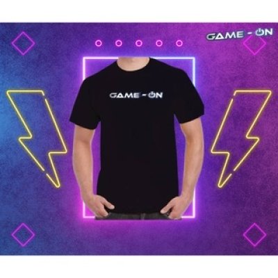 Cotton T-SHIRT GAME-ON (เกม-ออน) สกรีนลาย Free size