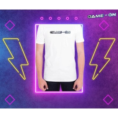 Cotton T-SHIRT GAME-ON (เกม-ออน) สกรีนลาย Free size