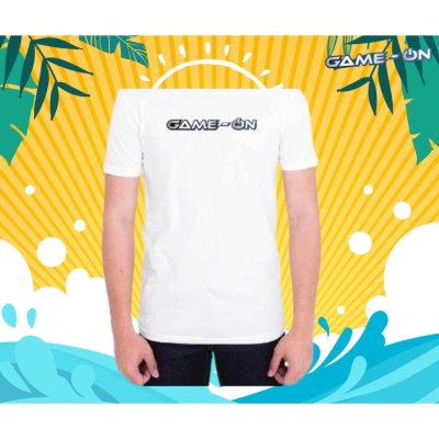 Cotton T-SHIRT GAME-ON (เกม-ออน) สกรีนลาย Free size