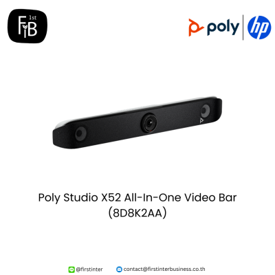 Poly-Studio-X52-All-In-One-Video-Bar-8D8K2AA-firstinterbusiness