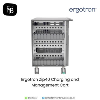 Ergotron-Zip40-Charging-and-Management-Cart-firstinterbusiness