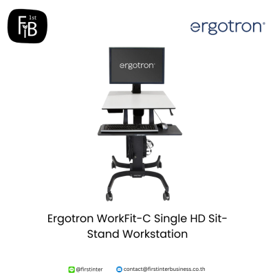 Ergotron-WorkFit-C-Single-HD-Sit-Stand-Workstation-firstinterbusiness