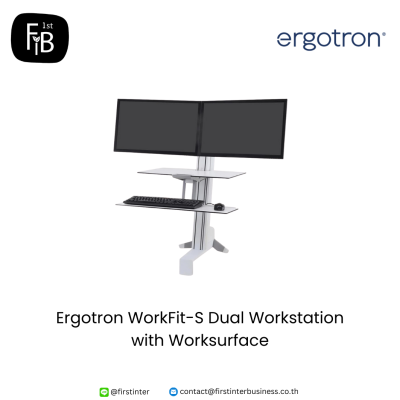 Ergotron-WorkFit-S-Dual-Workstation-with-Worksurface-firstinterbusiness