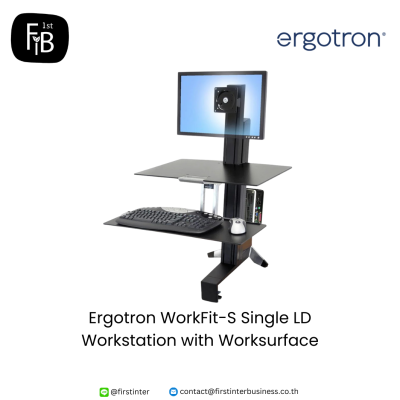 Ergotron-WorkFit-S-Single-LD-Workstation-with-Worksurface-firstinterbusiness