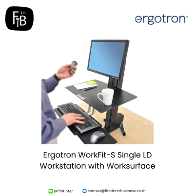 Ergotron-WorkFit-S-Single-LD-Workstation-with-Worksurface-firstinterbusiness