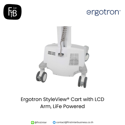 Ergotron-StyleView®-Cart-with-LCD-Arm,-LiFe-Powered-firstinterbusiness