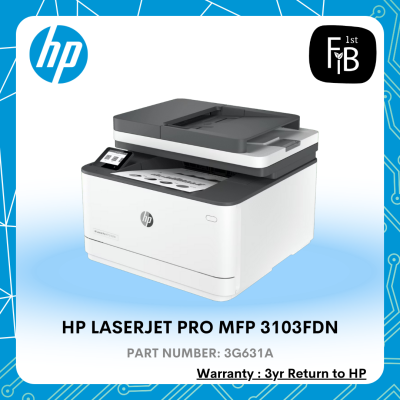 HP LaserJet Pro MFP 3103fdn Printer