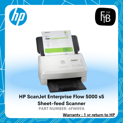 HP ScanJet Enterprise Flow 5000 s5 Sheet-feed Scanner