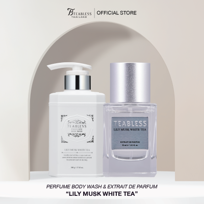 TEABLESS  LILY MUSK WHITE TEA BODY WASH + PERFUME