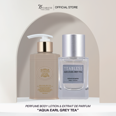TEABLESS AQUA EARL GREY TEA BODY LOTION + AQUA EARL GREY TEA PERFUME