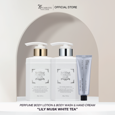TEABLESS  LILY MUSK WHITE TEA BODY LOTION + BODY WASH + HAND CREAM