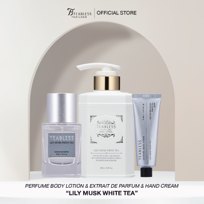 TEABLESS  LILY MUSK WHITE TEA BODY LOTION + HAND CREAM + PERFUME