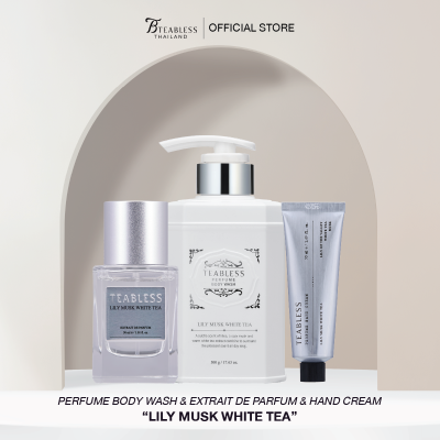 TEABLESS  LILY MUSK WHITE TEA BODY WASH + HAND CREAM + PERFUME