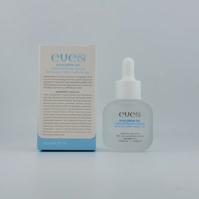EVE'S เซรั่มไฮยาลูรอน อีฟส์ สูตรใหม่ Hyaluron Concentrated Serum เซรั่มบำรุงผิวหน้า สูตรอ่อนโยน