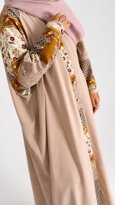 Nahl Zahra Open Front Abaya