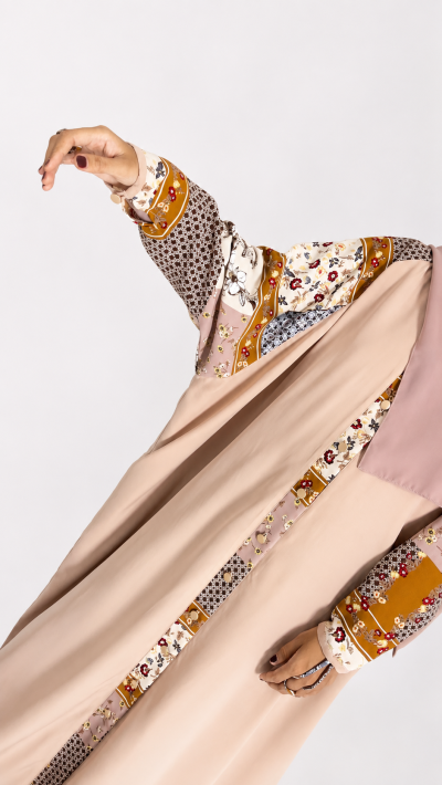 Nahl Zahra Open Front Abaya