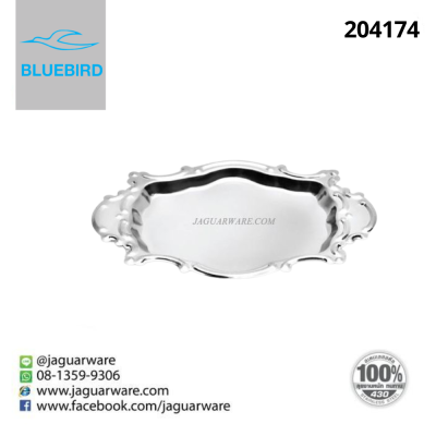 1-จานแปดเหลี่ยม 12cm บลูเบิร์ด @3 K305-83X121-BB
