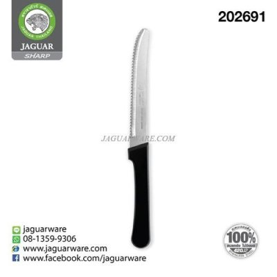 Steak knife plastic handle B15 fretwork Fran Jaguar  @1  B15T1-JGR