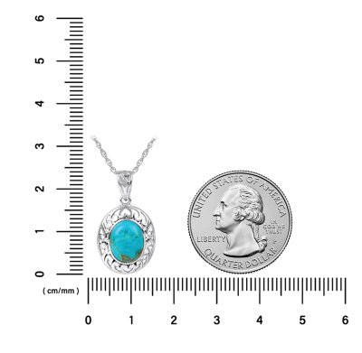 Sterling Silver Pendant with Chain 18 Inches