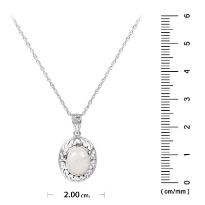 Sterling Silver Pendant with Chain 18 Inches