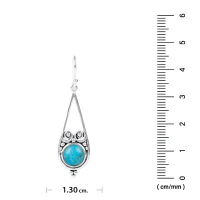 Sterling Silver Turquoise Earrings
