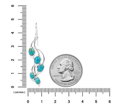 Sterling Silver Turquoise Earring
