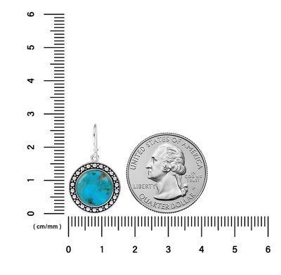 Sterling Silver Turquoise Earring