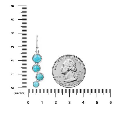 Sterling Silver Turquoise Earrings
