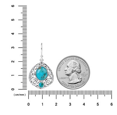 Sterling Silver Turquoise Earrings