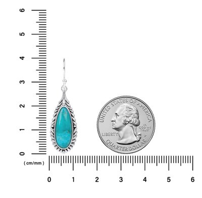 Sterling Silver Turquoise Earrings