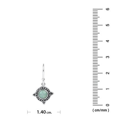 Sterling Silver Amazonite Earrings