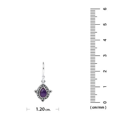 Sterling Silver Amethyst Earrings