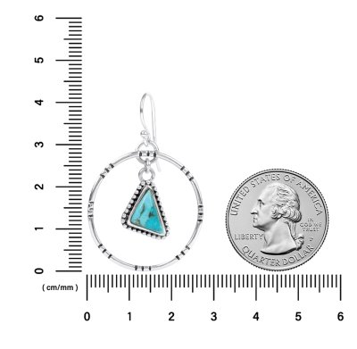 Sterling Silver Turquoise Earrings
