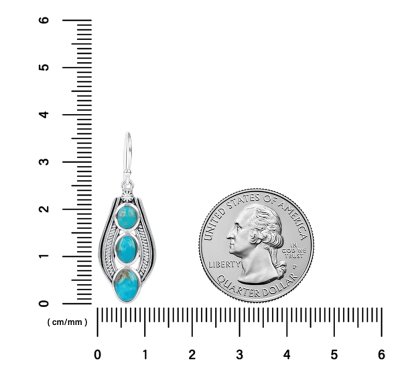 Sterling Silver Turquoise Earrings