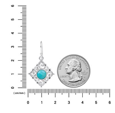 Sterling Silver Turquoise Earrings