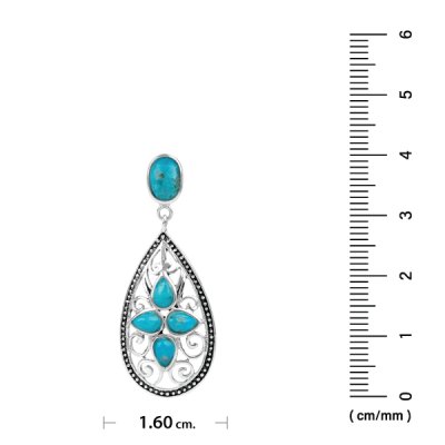 Sterling Silver Turquoise Earrings