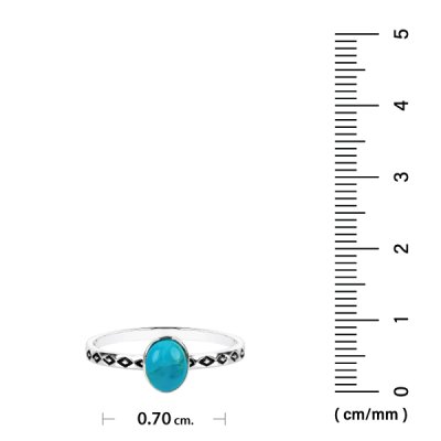 Sterling Silver Turquoise Ring