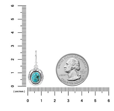 Sterling Silver Turquoise Earrings