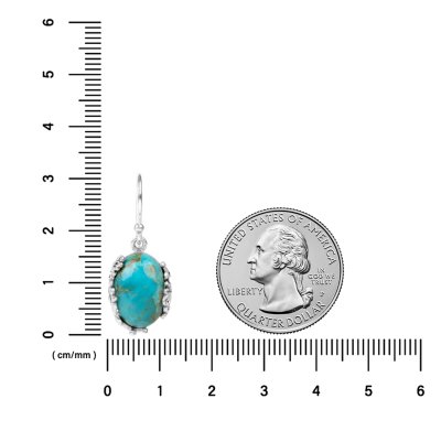 Sterling Silver Turquoise Earrings