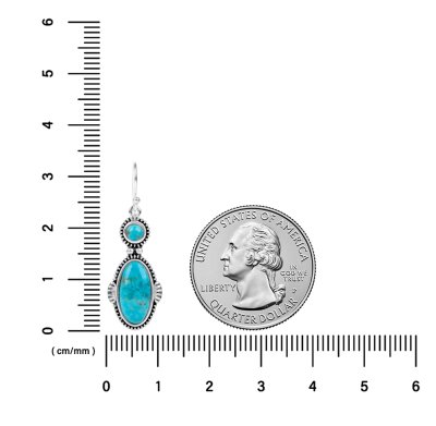 Sterling Silver Turquoise Earrings