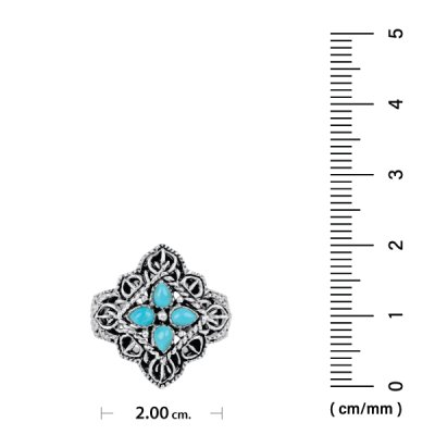 Sterling Silver Turquosie Ring