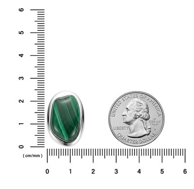 Sterling Silver Malachite Ring