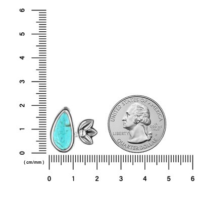 Sterling Silver Blue Kingman Turquoise Ring