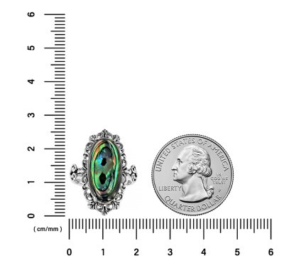 Sterling Silver Abalone Ring