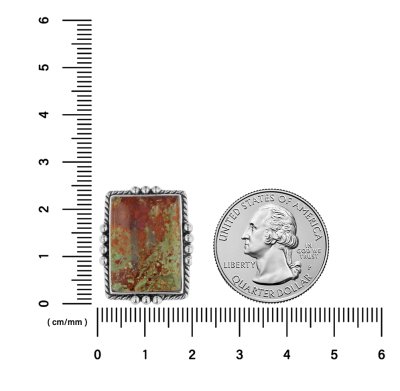 Sterling Silver Green Kingman Turquoise Ring