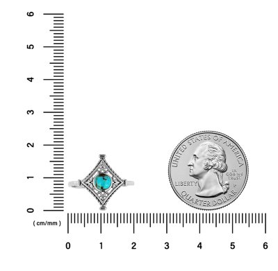 Sterling Silver Turquoise Ring
